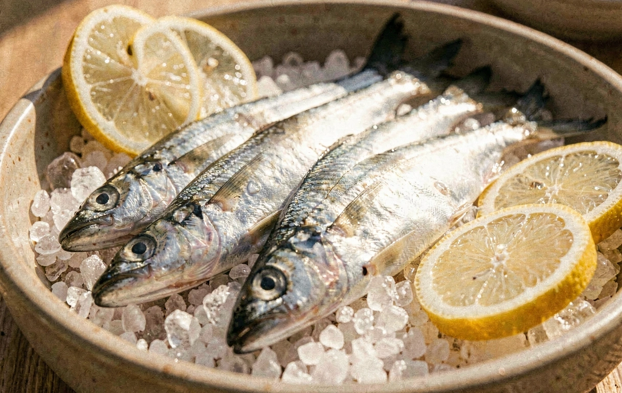 Sardinhas frescas